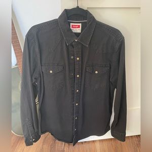 Wrangler Black Denim Jacket
